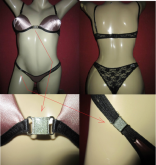 BREVE - Conjunto em Cetim com LR e Biju